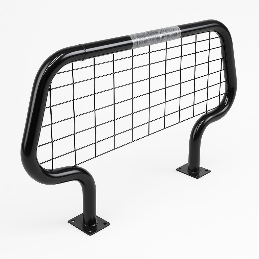 Malla Luneta Exterior con Barra Antivuelco - Equipamiento Minero