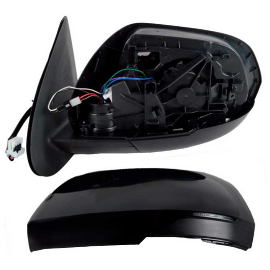 Espejo Izquierdo Negro Eléctrico Mitsubishi L200 2019-2024