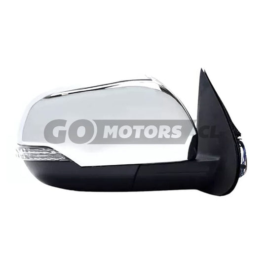 Espejo Derecho Cromado Eléctrico con Luz Mitsubishi L200 2019-2024