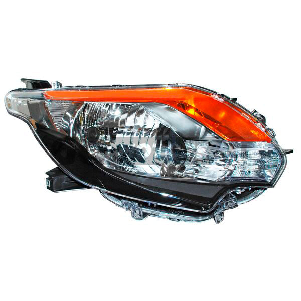 Óptico Derecho Bisel Negro Mitsubishi L200 2016-2018