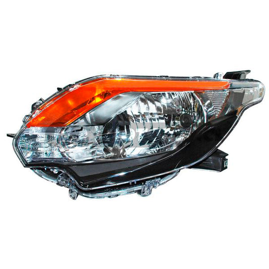 Óptico Izquierdo Bisel Negro Mitsubishi L200 2016-2018