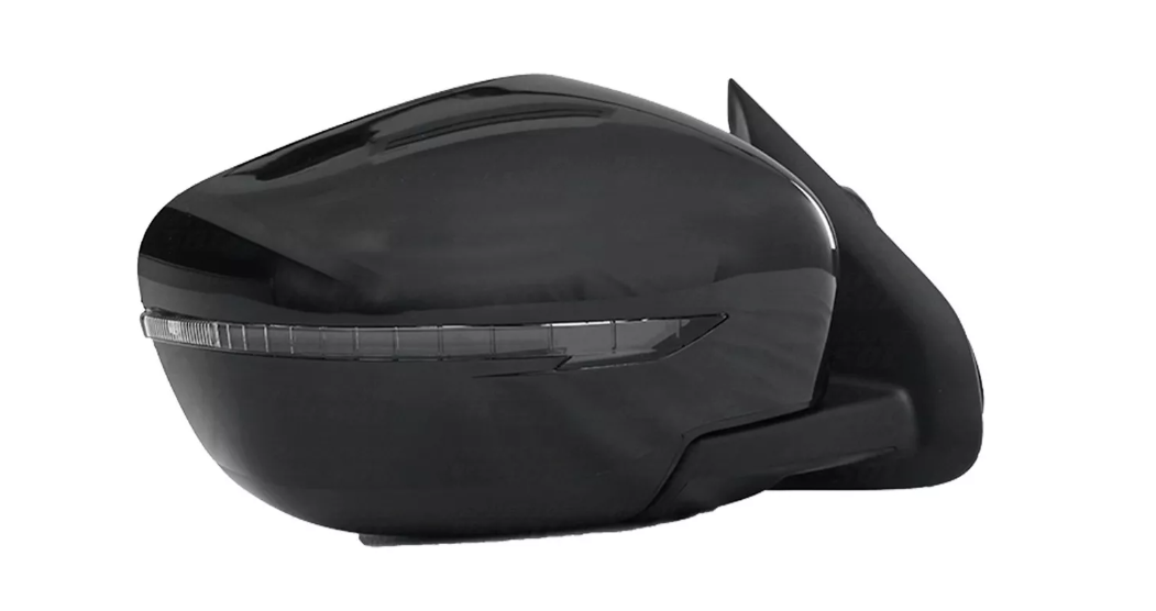 Espejo Negro Derecho Eléctrico con Luz Nissan Navara 2021-2024