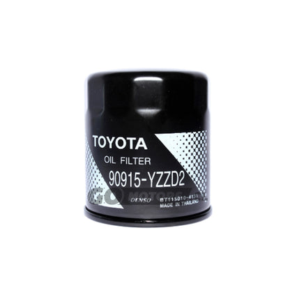 Filtro de Aceite Original Toyota Hilux negro con código 90915-YZZD2 para mantenimiento automotriz