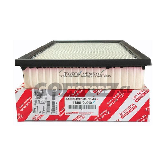 Filtro de Aire Original Toyota Hilux Denso sobre caja de repuesto original Toyota