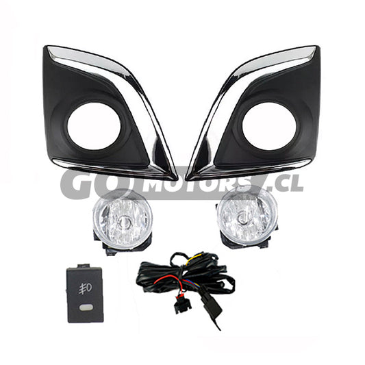 Kit Neblineros Chevrolet Dmax 2012-2019 con accesorios y cableado para instalación