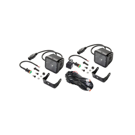 Kit Faros LED 3.2" y 3.000 lm Spot Beam de Línea Black Magic – Hella