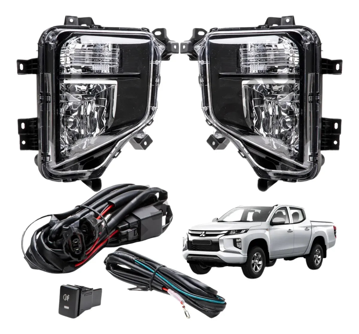 Kit Neblineros Mitsubishi L200 2019-2024 Katana/Dakar
