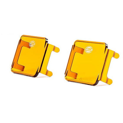 Par de Tapas Ámbar para Faros LED 3.2" – Hella
